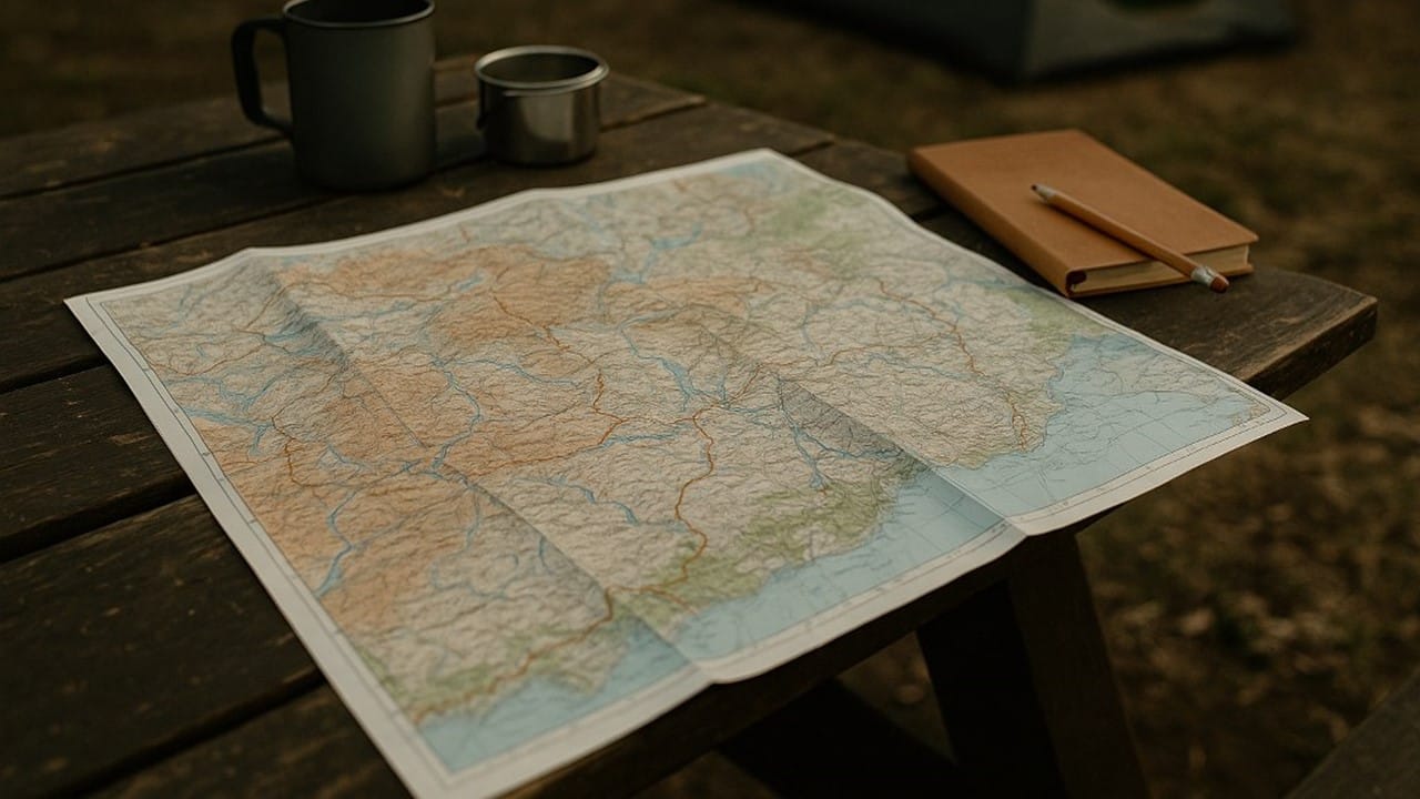 DIY travel itineraries using offline tools